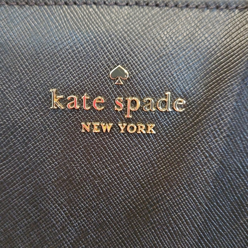 Kate Spade Madison Saffiano Leather Large Laptop Tote Bag in Black - Picture 4 of 11